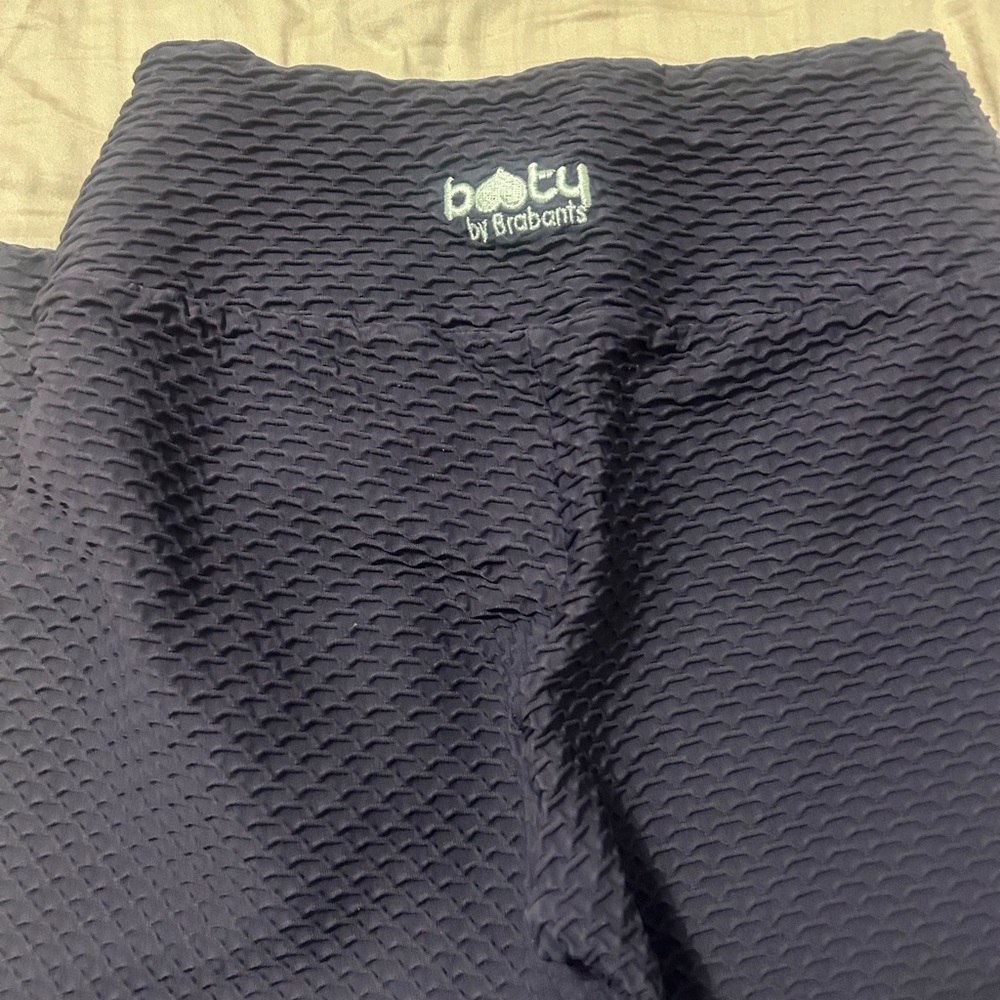 Booty by Brabants Navy Textured Leggings